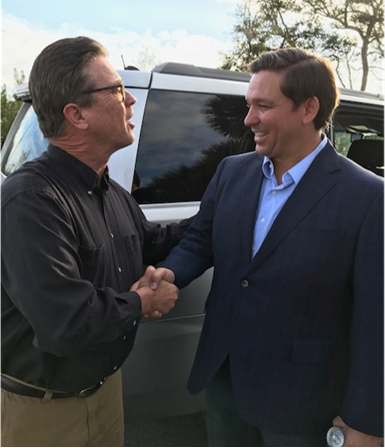Jim Cameron, Lobbyist and Business Advisor, with Florida Governor Ron DeSantis - Jim Cameron Consulting, Volusia County, Florida